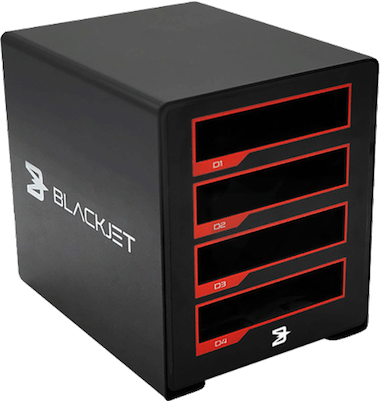 Blackjet Cinema Dock TX-4DS système 4 baies modulaires