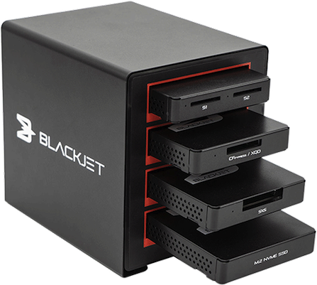 Blackjet Cinema Dock TX-4DS système 4 baies modulaires
