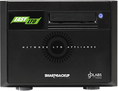 GB Labs EasyLTO 8 Ethernet 1/10GbE (RJ45) - SmartBackup 24TB