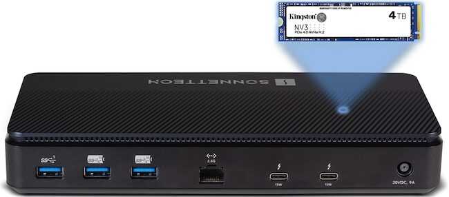 Sonnet Echo 13 Thunderbolt 5 SSD Dock avec 1TB NVMe