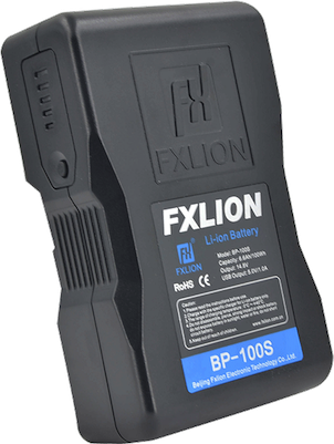 FXLion Batterie 100 mAh V-Mount