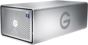 G-Tech G-RAID amovible 8 To Thunderbolt 3 et USB-C