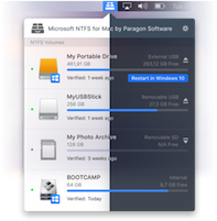 Futon Boutique Paragon Microsoft NTFS pour Mac