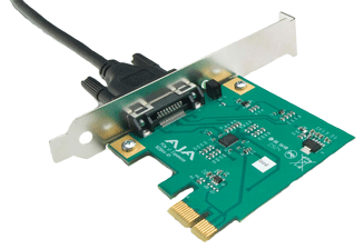 AJA Carte PCIe 1x IO Express