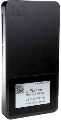 iodyne 4TB Pro Mini - Dark Space Grey (USB4)