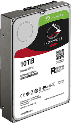 Seagate IronWolf Pro 10 To (idéal stockage NAS Professionnel)