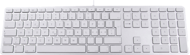 LMP Clavier USB azerty filaire (avec pavé numérique) - Argent