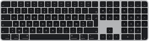 Magic Keyboard avec Touch ID et pavé numérique - Français - Touches noires