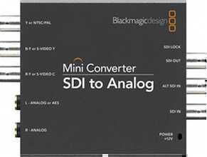 BMD SDI vers analogique