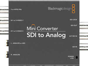 BMD SDI vers analogique