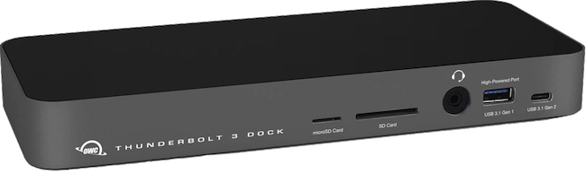 OWC Dock Thunderbolt 3 (gris sidéral)