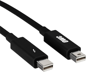 Câble Thunderbolt 2 (20 Gbits) noir (0,5 m)
