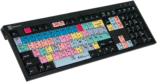 Clavier dédié Adobe Premiere Pro CC noir (PC)