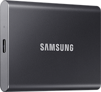 Futon Boutique Samsung T7 USB 3.2 Type C de 4 To (gris)