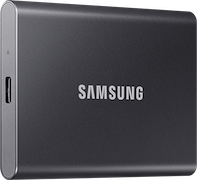 Samsung T7 USB 3.2 Type C de 2 To (gris)