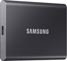 Samsung T7 USB 3.2 Type C de 2 To (gris)