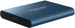 Samsung T5 USB 3.1 Type C de 500 Go (bleu)