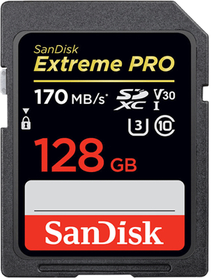 SanDisk SDXC 128 Go Extreme Pro (Class 10, U3)