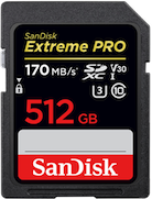 SanDisk SDXC 512 Go Extreme Pro (Class 10, U3)