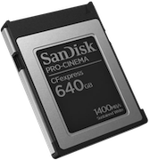 SanDisk® CFexpress™ PRO-CINEMA Type B de 640 Go