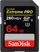 SanDisk SDXC UHS-II 64 Go Extreme Pro