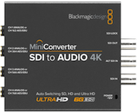 Futon Boutique BMD Mini Convertisseur SDI vers Audio 4K