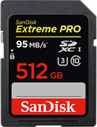 SanDisk SDXC 512 Go Extreme Pro (U3)