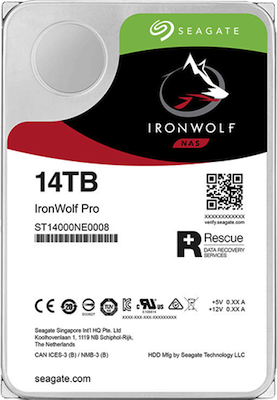 Seagate IronWolf Pro 14 To (idéal stockage NAS Professionnel)