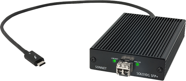 Sonnet Solo 10G SFP+ (TB3)