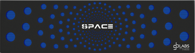 GB Labs SPACE 160TB, 2 x 10GbE (RJ45) et 2 x 10/40GbE (SFP+/XFP)