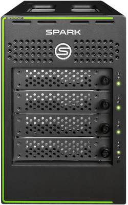 SymplySPARK XT 4 baies de 72TB (Thunderbolt 3) - Disques MACH.2