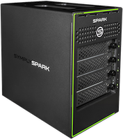 Futon Boutique SymplySPARK XT 4 baies de 72TB (Thunderbolt 3) - Disques MACH.2