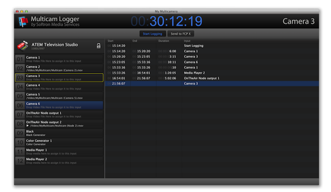 Softron Multicam Logger