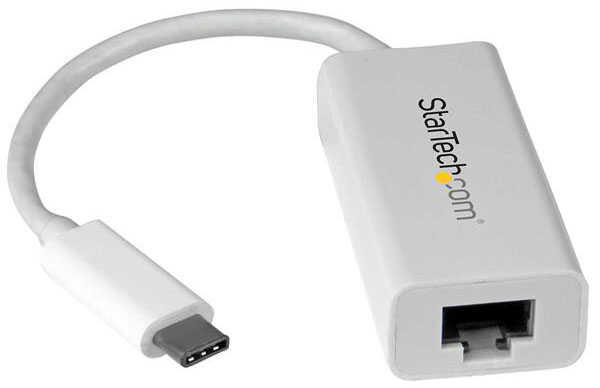 Adaptateur USB-C vers Ethernet Gigabit (blanc)