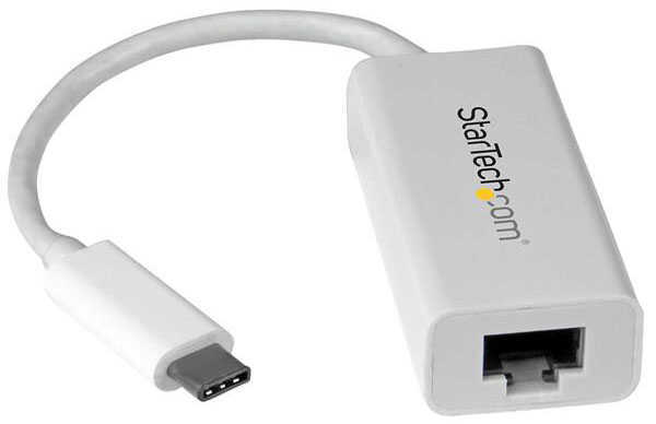 Adaptateur USB-C vers Ethernet Gigabit (blanc) - Câbles et