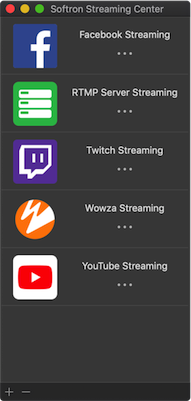 Softron Streaming Pack (MovieRecorder ou Express requis)