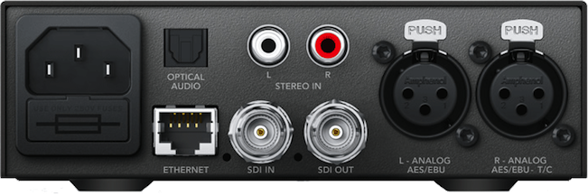 Teranex Mini - Audio to SDI 12G