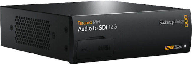Teranex Mini - Audio to SDI 12G