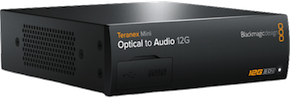 Teranex Mini - Optical to Audio 12G