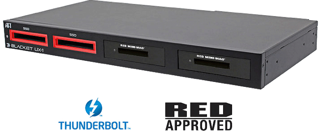 Blackjet UX-1R Thunderbolt 3 RED Edition