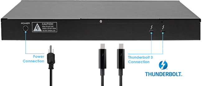 Blackjet UX-1R Thunderbolt 3 RED Edition