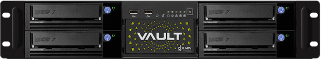 GB Labs VAULT LTO8 with 1 Drive and Dual 10/40Gbe ports