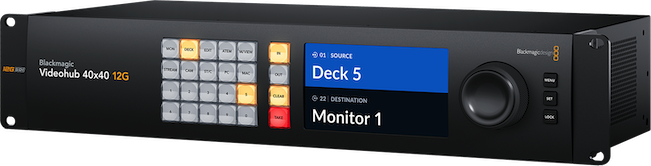 Blackmagic Videohub 40x40 12G (zero latency)