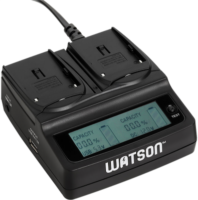 Watson Chargeur LP-E6N Duo LCD
