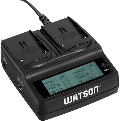 Watson Chargeur NP-F Duo LCD